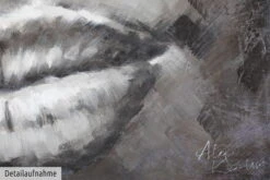 Tableau Peint à La Main 'Behind Blue Eyes' 80x80cm | Avec Certificat D'authenticité 20 Tableau Peint à La Main 'Behind Blue Eyes' 80x80cm | Avec Certificat D'authenticité -Magasin De Rénovation Domiciliaire kl00439 portraet gesicht brille damen rot blau modern acryl gemaelde oel bild 04a