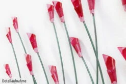 Sculpture Murale En Métal 'Fleurs Enjouées' 124x56x6cm 19 Sculpture Murale En Métal 'Fleurs Enjouées' 124x56x6cm -Magasin De Rénovation Domiciliaire kl00495 blumen floral blueten in rot amp gruen metall skulptur plastik figur modern 09