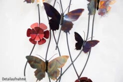 Sculpture Murale En Métal 'Ruban Papillon' 48x134x8cm -Magasin De Rénovation Domiciliaire kl00499 schmetterling und blueten filigran in rot modern acryl gemaelde oel bild 07