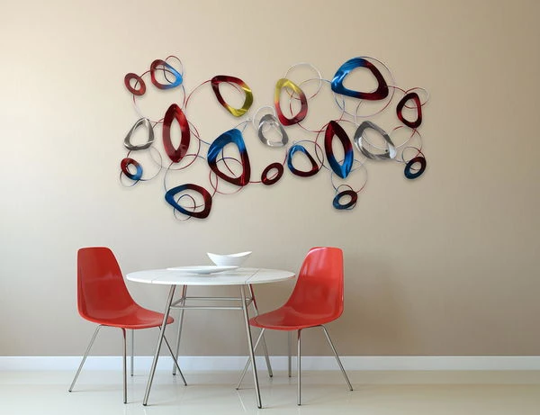 Sculpture Murale En Métal 'Loin D'être Parfait' 146x72x5cm 6 Sculpture Murale En Métal 'Loin D'être Parfait' 146x72x5cm – Image 4