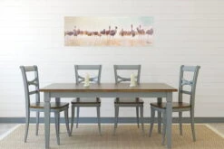 Tableau Peint à La Main 'Bain Des Flamands Roses' 150x50cm | Avec Certificat D'authenticité -Magasin De Rénovation Domiciliaire kl00732 flamingo vogel beige bunt deko modern acryl gemaelde oel bild oelgemaelde 05