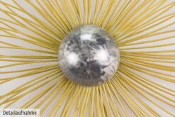 Sculpture Murale En Métal 'Apensanteur' 80x65x11cm -Magasin De Rénovation Domiciliaire kl00967 blume bluete abstrakt kreis sonne gold linien metall skulptur plastik figur modern 06