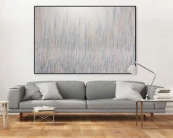XXL Tableaux à L'huile 'Geniestreich' | Pièce Unique Peinte à La Main 180x120cm -Magasin De Rénovation Domiciliaire kl00991 abstrakt weiss gelb linien modern acryl gemaelde oel bild 08 min
