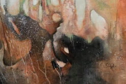 XXL Tableaux à L'huile 'Der Sonne Entgegen' | Pièce Unique Peinte à La Main 180x120cm -Magasin De Rénovation Domiciliaire kl01013 abstrakt braun schwarz verschwommen modern acryl gemaelde oel bild oelgemaelde 0001 10