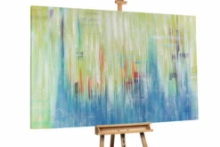 XXL Tableaux à L'huile 'Batik' | Pièce Unique Peinte à La Main 180x120cm