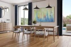 XXL Tableaux à L'huile 'Batik' | Pièce Unique Peinte à La Main 180x120cm -Magasin De Rénovation Domiciliaire kl01024 abstrakt tuerkis orange batikoptik modern acryl gemaelde oel bild oelgemaelde 0002 04