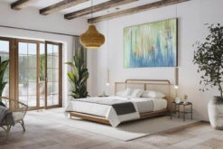 XXL Tableaux à L'huile 'Batik' | Pièce Unique Peinte à La Main 180x120cm -Magasin De Rénovation Domiciliaire kl01024 abstrakt tuerkis orange batikoptik modern acryl gemaelde oel bild oelgemaelde 0002 06