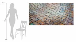 XXL Tableaux à L'huile 'Yellow Brick Lane' | Pièce Unique Peinte à La Main 200x100cm -Magasin De Rénovation Domiciliaire kl01056 yellow brick lane in 200x100cm als handgemaltes oel gemaelde versandkostenfrei 100 tage rueckgaberecht exklusives unikat jetzt online kaufen 0001 08