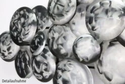 Sculpture Murale En Métal 'Pulsating' 111x38x6,5cm -Magasin De Rénovation Domiciliaire kl01159 abstrakt silber punkte steine modern deko wandskulpturen 04