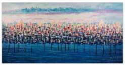 XXL Tableaux à L'huile 'Märchenwald' | Pièce Unique Peinte à La Main 200x100cm -Magasin De Rénovation Domiciliaire kl01172 baeume wald blau magie modern acryl gemaelde oel bild oelgemaelde 11