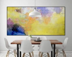 XXL Tableau 'Mots Célestes' | Pièce Unique Peinte à La Main 200x100cm 15 XXL Tableau 'Mots Célestes' | Pièce Unique Peinte à La Main 200x100cm -Magasin De Rénovation Domiciliaire kl01212 modern acryl gemaelde oel bild 07 min