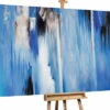 XXL Tableaux à L'huile 'Evanescence' | Pièce Unique Peinte à La Main 180x120cm -Magasin De Rénovation Domiciliaire kl01455 abstrakt blau schwarz deko modern acryl gemaelde oel bild oelgemaelde 0002 01