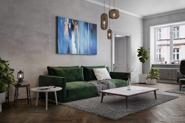 XXL Tableaux à L'huile 'Evanescence' | Pièce Unique Peinte à La Main 180x120cm 7 XXL Tableaux à L'huile 'Evanescence' | Pièce Unique Peinte à La Main 180x120cm – Image 5