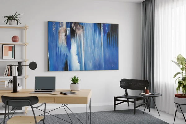 XXL Tableaux à L'huile 'Evanescence' | Pièce Unique Peinte à La Main 180x120cm 9 XXL Tableaux à L'huile 'Evanescence' | Pièce Unique Peinte à La Main 180x120cm – Image 7