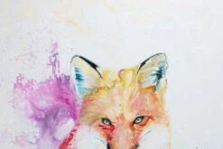 XXL Tableaux à L'huile 'On The Hunt' | Pièce Unique Peinte à La Main 120x180cm -Magasin De Rénovation Domiciliaire kl01557 bunt fuchs natur tier deko modern acryl gemaelde oel bild 0001 03absmeykxzzowu