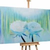 XXL Tableaux à L'huile 'Rosa Celeste' | Pièce Unique Peinte à La Main 200x100cm -Magasin De Rénovation Domiciliaire kl01567 rose weiss blau himmel modern acryl gemaelde oel bild 0001 02