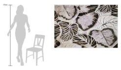 XXL Tableaux à L'huile 'Fossilisation' | Pièce Unique Peinte à La Main 180x120cm 18 XXL Tableaux à L'huile 'Fossilisation' | Pièce Unique Peinte à La Main 180x120cm -Magasin De Rénovation Domiciliaire kl01857 blaetter natur tropen modern acryl gemaelde oel bild 0001 06