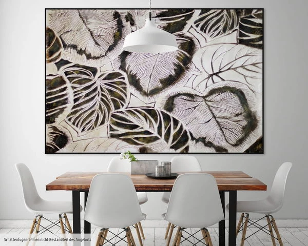 XXL Tableaux à L'huile 'Fossilisation' | Pièce Unique Peinte à La Main 180x120cm 7 XXL Tableaux à L'huile 'Fossilisation' | Pièce Unique Peinte à La Main 180x120cm – Image 5