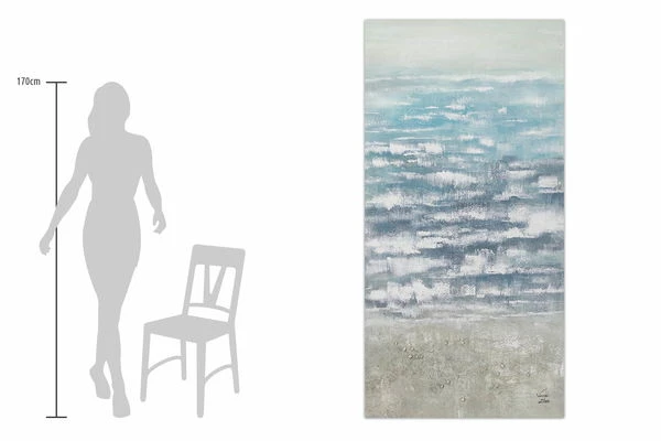 XXL Tableaux à L'huile 'Dissipations' | Pièce Unique Peinte à La Main 200x100cm 10 XXL Tableaux à L'huile 'Dissipations' | Pièce Unique Peinte à La Main 200x100cm – Image 8