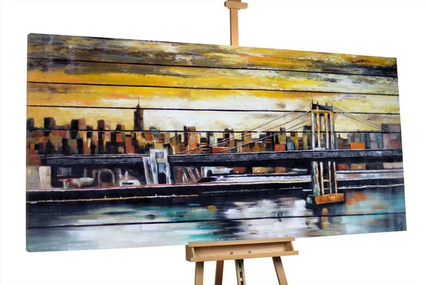 XXL Tableaux à L'huile 'Betörende Kulissen' | Pièce Unique Peinte à La Main 200x100cm 3 XXL Tableaux à L'huile 'Betörende Kulissen' | Pièce Unique Peinte à La Main 200x100cm