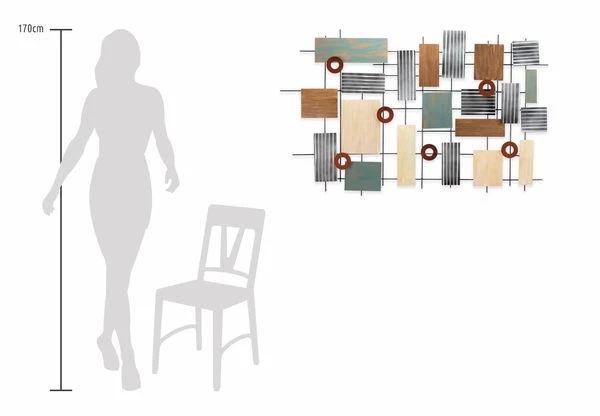 Sculpture Murale En Métal 'State Of Mind' 119x78x5cm 9 Sculpture Murale En Métal 'State Of Mind' 119x78x5cm – Image 7