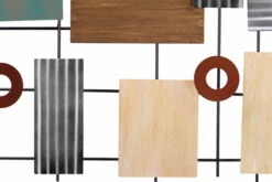 Sculpture Murale En Métal 'State Of Mind' 119x78x5cm 18 Sculpture Murale En Métal 'State Of Mind' 119x78x5cm -Magasin De Rénovation Domiciliaire kl02038 abstrakt vierecke bunt metall skulptur plastik figur modern 08