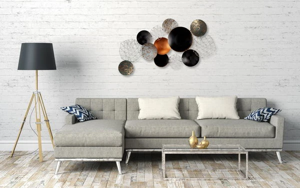 Sculpture Murale En Métal 'Galactic Space' 125x64x7cm 5 Sculpture Murale En Métal 'Galactic Space' 125x64x7cm – Image 3