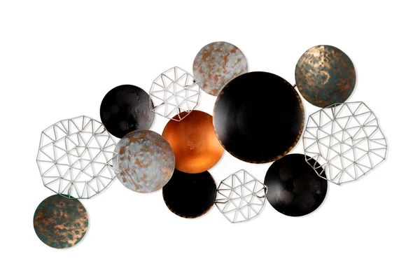 Sculpture Murale En Métal 'Galactic Space' 125x64x7cm 11 Sculpture Murale En Métal 'Galactic Space' 125x64x7cm – Image 9