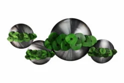 Sculpture Murale En Métal 'Prairie Au Coeur De L' été' 130x64x9cm