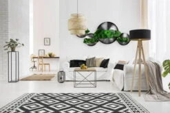 Sculpture Murale En Métal 'Prairie Au Coeur De L' été' 130x64x9cm 13 Sculpture Murale En Métal 'Prairie Au Coeur De L' été' 130x64x9cm -Magasin De Rénovation Domiciliaire kl02041 kreise gruen natur metall skulptur plastik figur modern 03