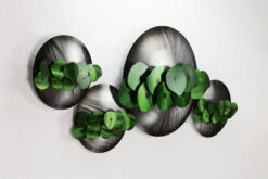 Sculpture Murale En Métal 'Prairie Au Coeur De L' été' 130x64x9cm 15 Sculpture Murale En Métal 'Prairie Au Coeur De L' été' 130x64x9cm -Magasin De Rénovation Domiciliaire kl02041 kreise gruen natur metall skulptur plastik figur modern 05