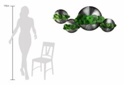 Sculpture Murale En Métal 'Prairie Au Coeur De L' été' 130x64x9cm 17 Sculpture Murale En Métal 'Prairie Au Coeur De L' été' 130x64x9cm -Magasin De Rénovation Domiciliaire kl02041 kreise gruen natur metall skulptur plastik figur modern 07