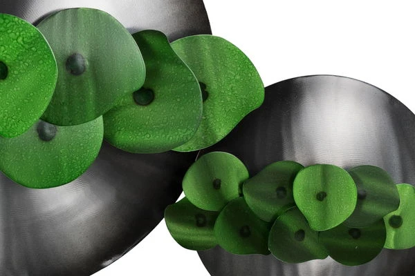 Sculpture Murale En Métal 'Prairie Au Coeur De L' été' 130x64x9cm 10 Sculpture Murale En Métal 'Prairie Au Coeur De L' été' 130x64x9cm – Image 8