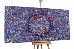 XXL Tableaux à L'huile 'Déjà-Vu' | Pièce Unique Peinte à La Main 200x100cm