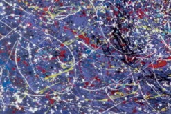 XXL Tableaux à L'huile 'Déjà-Vu' | Pièce Unique Peinte à La Main 200x100cm -Magasin De Rénovation Domiciliaire kl02078 abstrakt bunt farbtupfer action painting modern acryl gemaelde oel bild oelgemaelde 0002 09