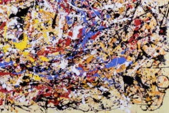 XXL Tableaux à L'huile 'Thousand Miles' | Pièce Unique Peinte à La Main 180x120cm -Magasin De Rénovation Domiciliaire kl02231 abstrakt bunt orange rot blau linien farbkleckse modern acryl gemaelde oel bild oelgemaelde 0001 10