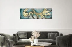 Tableau Peint à La Main 'Enigma' 150x50cm | Avec Certificat D'authenticité -Magasin De Rénovation Domiciliaire kl02266 bunt warme farben abstrakt strudel modern acryl gemaelde oel bild oelgemaelde 07