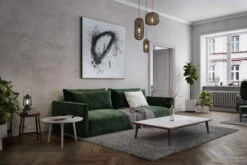 XXL Tableaux à L'huile 'In Sich Gekehrt' | Pièce Unique Peinte à La Main 150x150cm -Magasin De Rénovation Domiciliaire kl02347 abstrakt schwarz gruen kreis modern acryl gemaelde oel bild oelgemaelde 0001 05