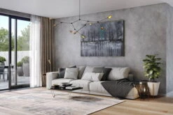 XXL Tableaux à L'huile 'Unique Tree' | Pièce Unique Peinte à La Main 180x120cm -Magasin De Rénovation Domiciliaire kl02504 baum schwarz weiss tuerkis modern acryl gemaelde oel bild oelgemaelde 0001 03