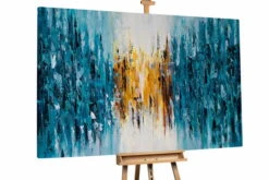 XXL Tableaux à L'huile 'Distortion' | Pièce Unique Peinte à La Main 180x120cm