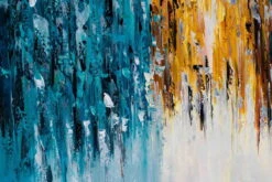 XXL Tableaux à L'huile 'Distortion' | Pièce Unique Peinte à La Main 180x120cm 20 XXL Tableaux à L'huile 'Distortion' | Pièce Unique Peinte à La Main 180x120cm -Magasin De Rénovation Domiciliaire kl02547 abstrakt gelb blau weiss modern acryl gemaelde oel bild oelgemaelde 0001 09