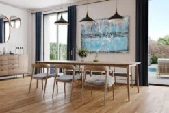XXL Tableaux à L'huile 'Temps Enjoués' | Pièce Unique Peinte à La Main 180x120cm -Magasin De Rénovation Domiciliaire kl03093 abstrakt streifen blau oel gemaelde oel bilder handgemalte unikate moderne kunst 0001 04