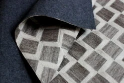 Tapis Fait à La Main 'Miroir Du Moi' En 160x230cm -Magasin De Rénovation Domiciliaire kl03376 rauten leinen wolle beige modern teppich laeufer vorleger textilien 07