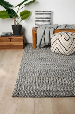 Tapis Fait à La Main 'Indian's Arrow' En 160x230cm -Magasin De Rénovation Domiciliaire kl03402 modern muster wolle braun modern teppich laeufer vorleger textilien 03