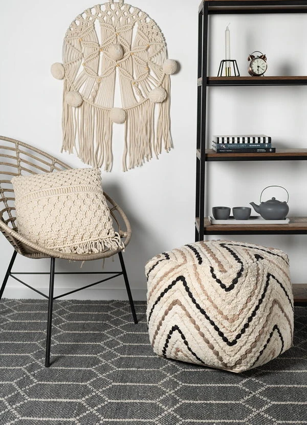 Tapis Fait à La Main 'Samuel' En 160x230cm 4 Tapis Fait à La Main 'Samuel' En 160x230cm – Image 2