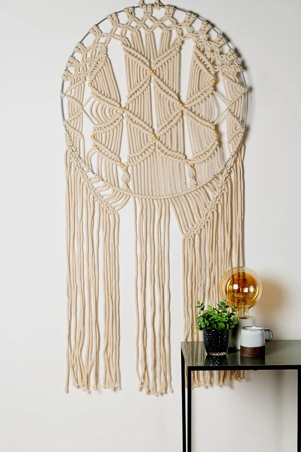 Tissage Mural Fait à La Main 'Skillful Hands' 55x115cm 4 Tissage Mural Fait à La Main 'Skillful Hands' 55x115cm – Image 2