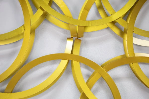 Sculpture Murale En Métal 'The Golden Dream' 115x62x11cm 10 Sculpture Murale En Métal 'The Golden Dream' 115x62x11cm – Image 8