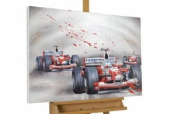 Tableau Peint à La Main 'In The Slipstream' 90x60cm | Avec Certificat D'authenticité