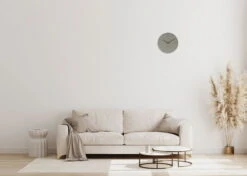 Horloge Murale Design 'THE ROOT. ' -Magasin De Rénovation Domiciliaire kl04942 grau braun wanduhren wanduhr modern design minimalistisch 07