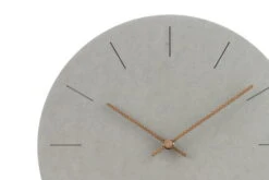 Horloge Murale Design 'THE PLAIN.' -Magasin De Rénovation Domiciliaire kl04946 grau braun design wanduhr wanduhr modern design minimalistisch 03